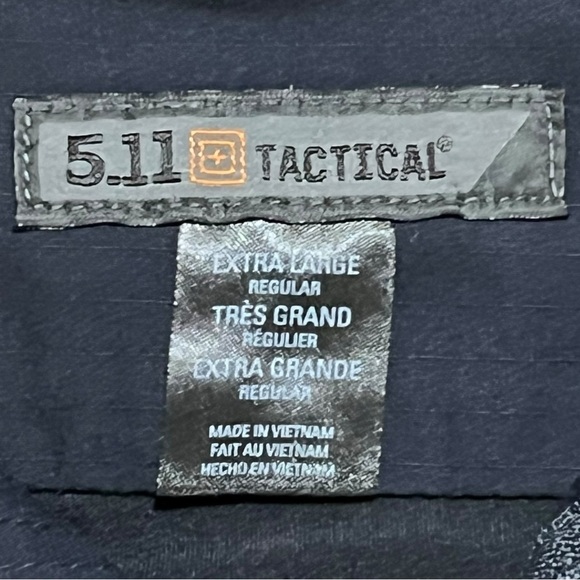 5.11 Tactical Stryke TDU Rapid Long Sleeve Shirt Black XL Regular 511 - Picture 9 of 14